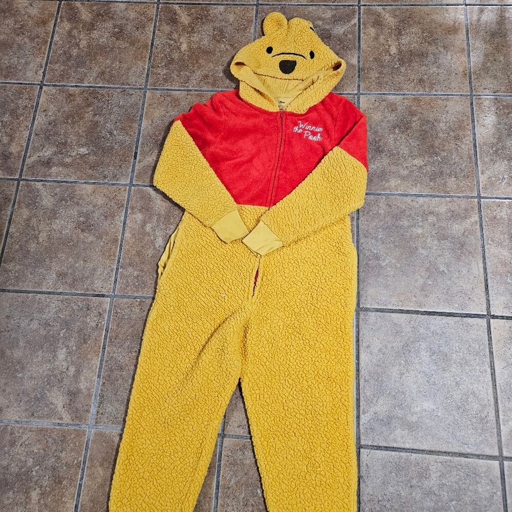 Winnie the Pooh hooded costume or pj's size S/M